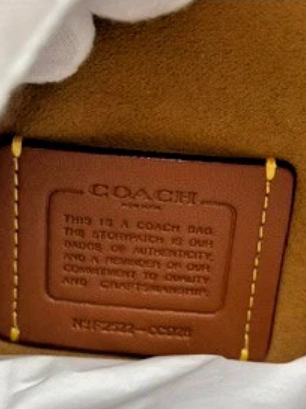 Coach Tabby-style Crossbody Bag in Brown with Gold Hardware - Picture 8 of 10